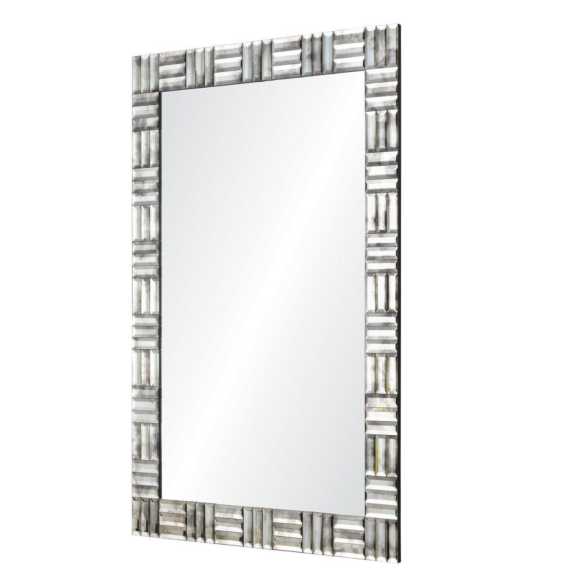 Fig Linens - Mirror Home Antiqued Mirror Framed Mirror by Suzanne Kasler - Side