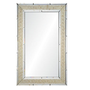 Mirror Home - Suzanne Kasler  Antiqued Mirror Framed Mirror with Gold Inlay | Fig Linens