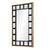 Fig Linens - Mirror Home Satin Black & Satin Brass Mirror by Suzanne Kasler -Side