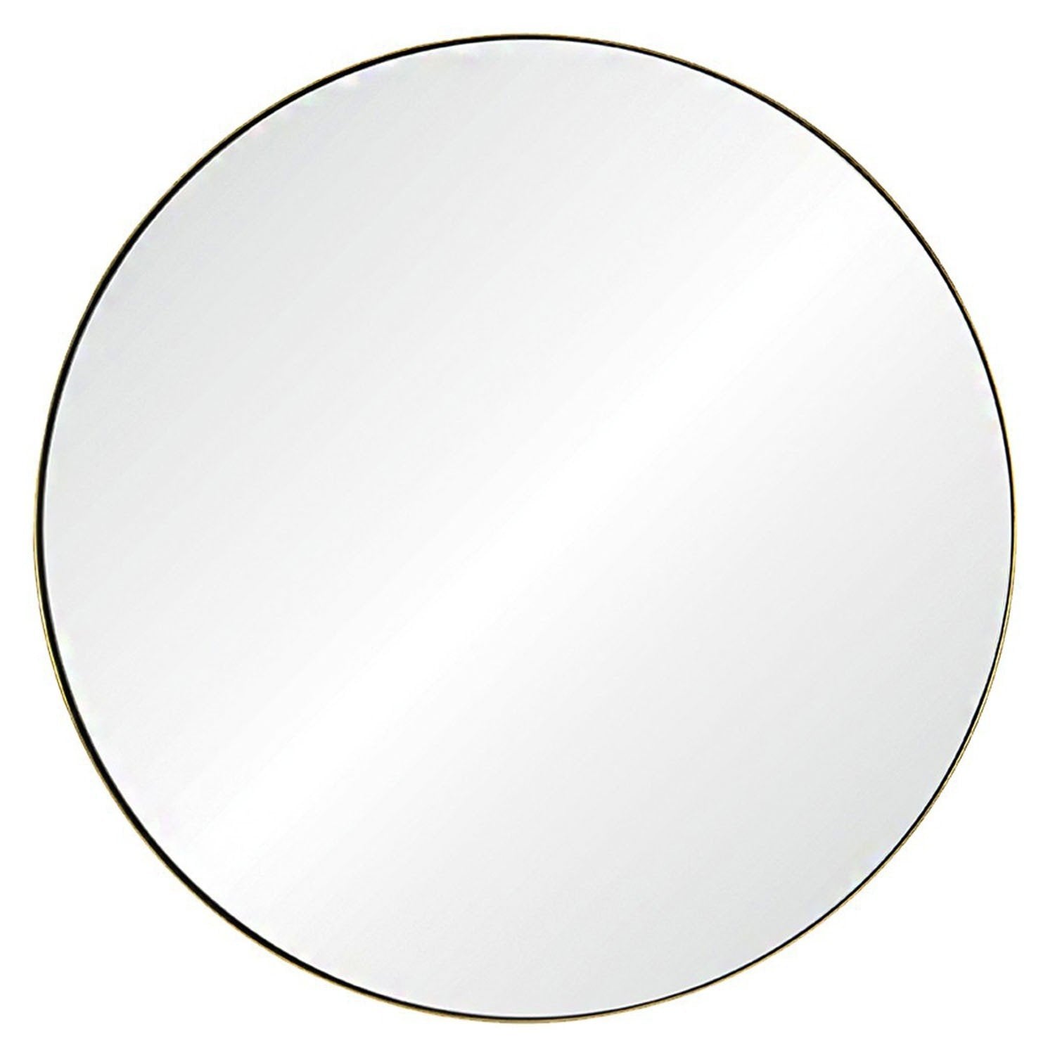 Burnished Brass Round Wall Mirror by Mirror Image Home | Fig Linens