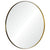 Fig Linens - Burnished Brass Round Wall Mirror by Mirror Image Home - Side