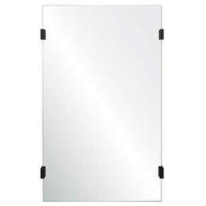 Mirror Image Home - Wall Mirror with Black Clips | Fig Linens