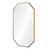 Mirror Image Home - Burnished Brass Octagon Wall Mirror | Fig Linens