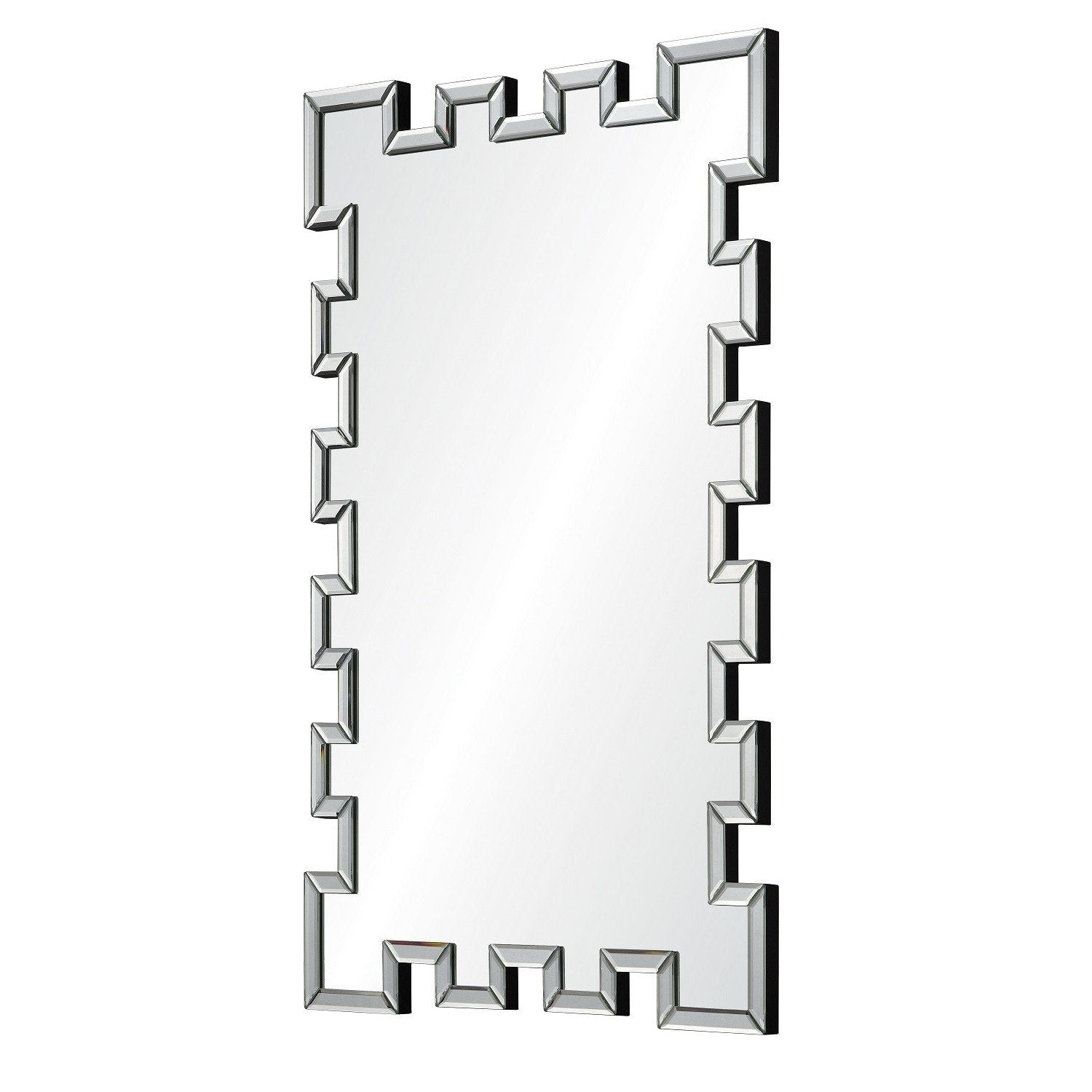 Fig Linens - Modern Mirror Framed Mirror by Barclay Butera | Mirror Image Home - Side