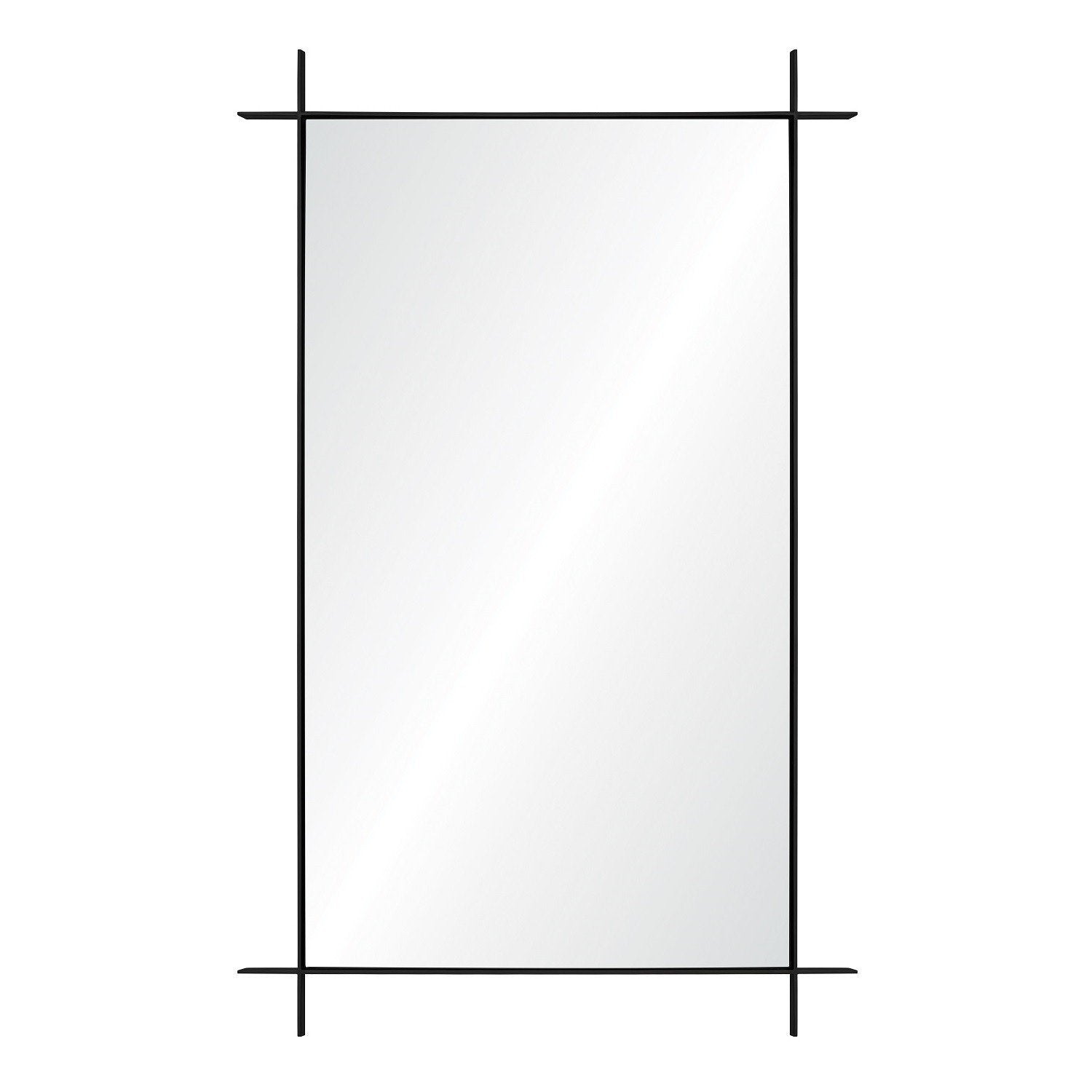 Sienna Black Nickel Mirror by Barclay Butera | Mirror Image Home - Fig Linens