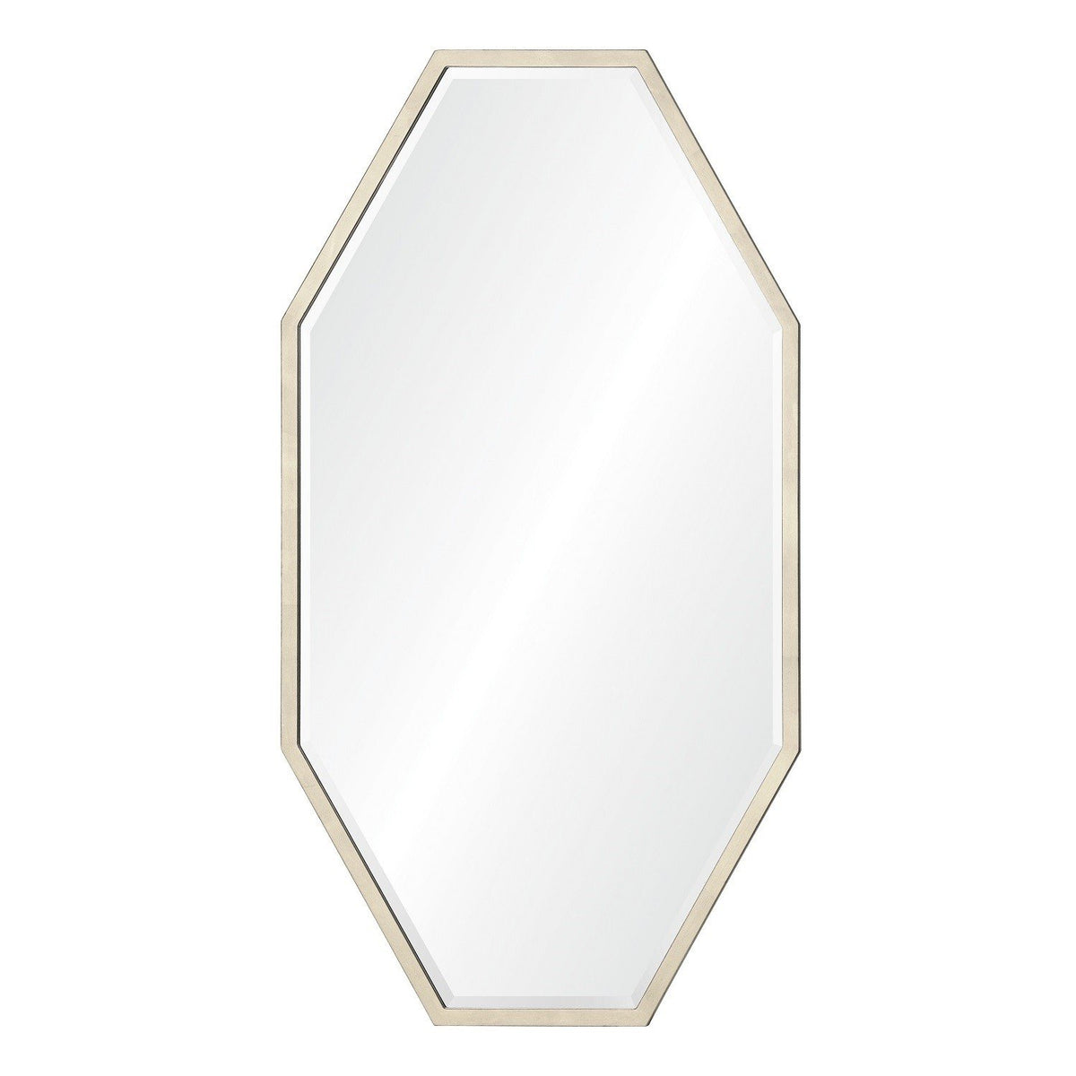 Fig Linens - Milan Silver Wall Mirror by Barclay Butera | Mirror Image Home