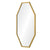 Fig Linens - Milan Gold Wall Mirror by Barclay Butera | Mirror Image Home - Side