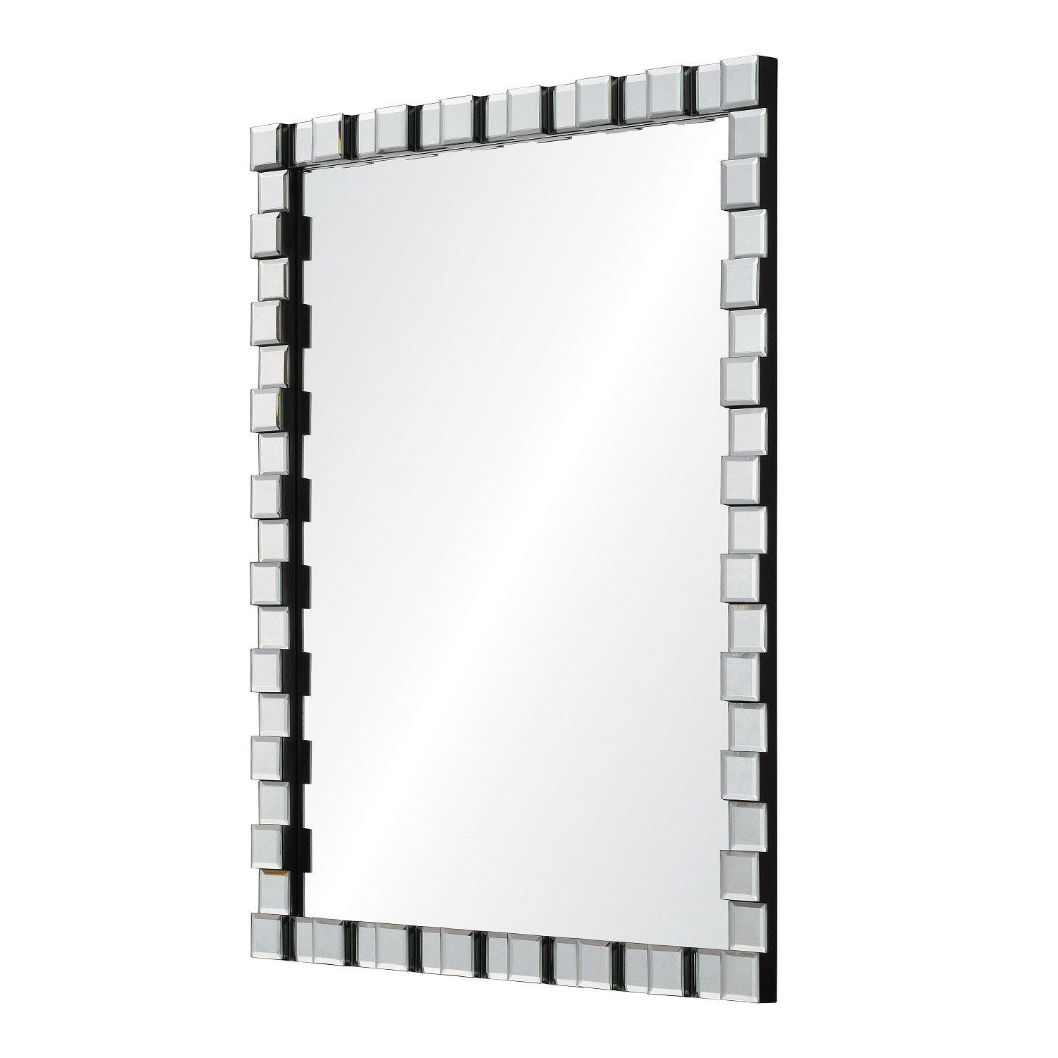 Mirror Image Home - Checkered Mirror Framed Mirror by Bunny Williams | Fig Linens - Side
