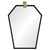 Mirror Image Home - Lantern Black Nickel & Satin Brass Mirror by Jamie Drake | Fig Linens