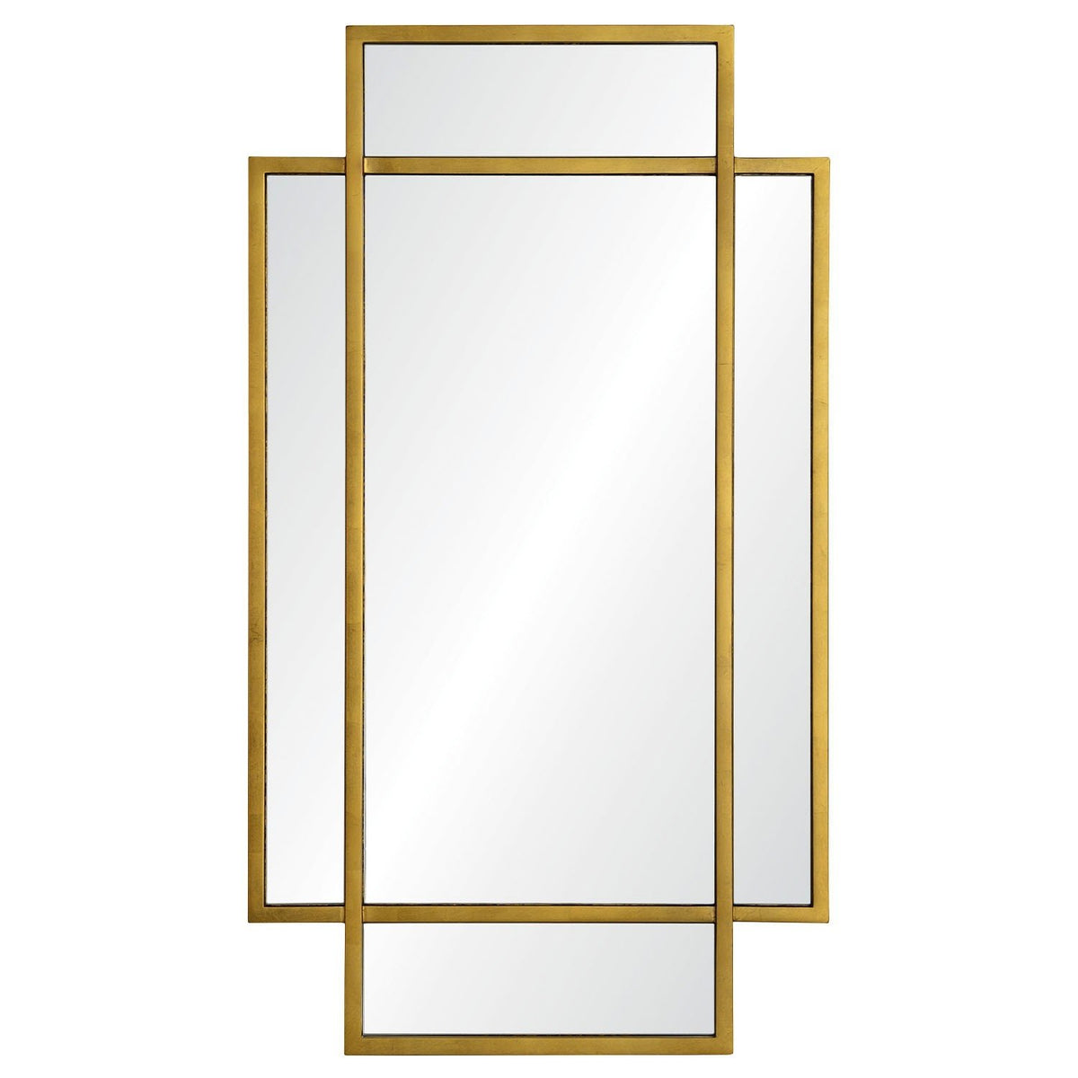 Mirror Image Home Shift Gold Wall Mirror by Jamie Drake | Fig Linens