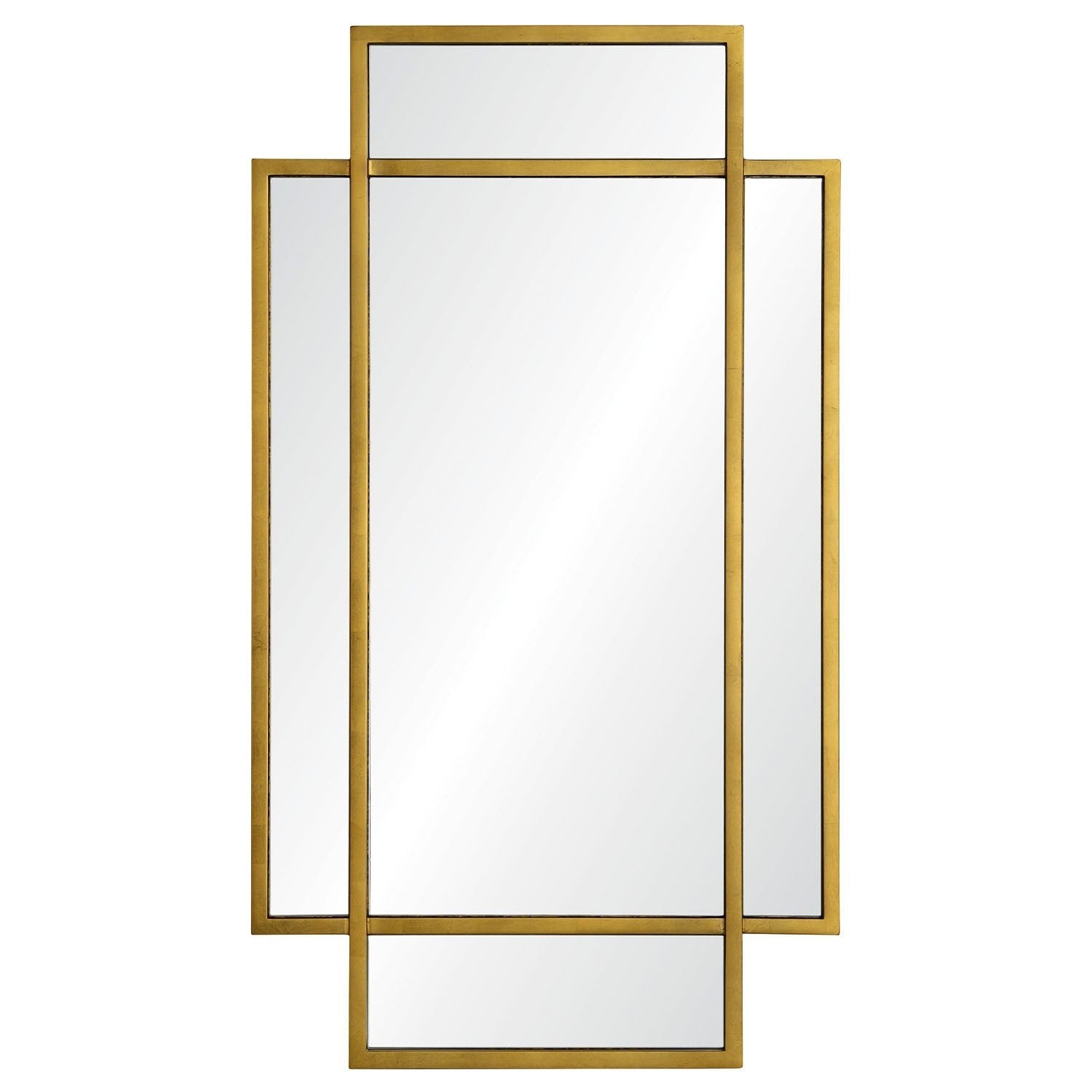 Mirror Image Home Shift Gold Wall Mirror by Jamie Drake | Fig Linens