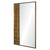 Fig Linens - Mirror Image Home - Planed Walnut & Gold Wall Mirror by Jamie Drake - Side