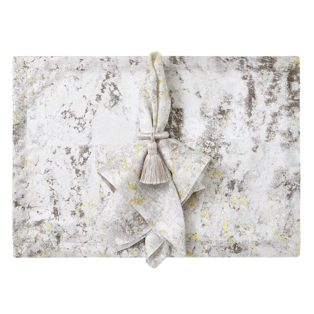 Argento Napkins & Placemats by Mode Living | Fig Linens