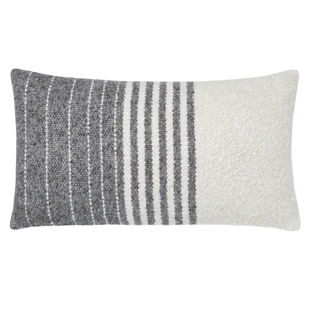Chalet Gray &amp; Winter White Pillows by Mode Living | Fig Linens