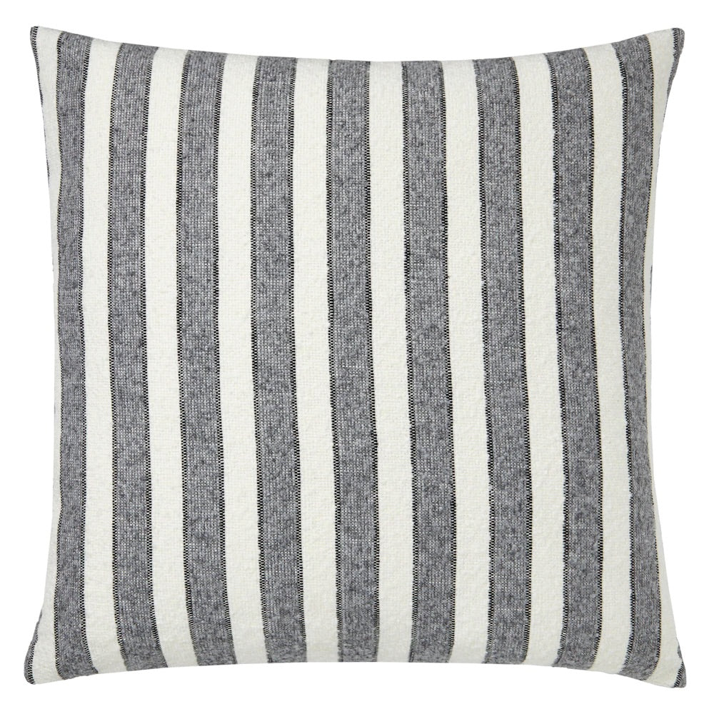 Chalet Gray Striped Pillow by Mode Living | Fig Linens