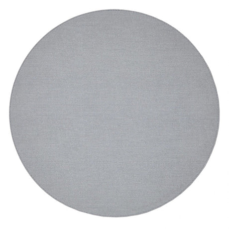 Front  - Chic Denim Blue & Grey Reversible Round Placemats by Mode Living