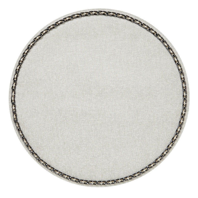 Milky Coco Round Placemats by Mode Living | Fig Linens