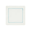 Turquoise and White Dolce Cocktail Napkins by Mode Living | Fig Linens