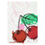 Cherry Fruit Splatter Tea Towels by Mode Living | Fig Linens