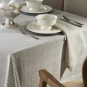 Greenwich Beige Table Linens by Mode Living | Fig Linens 