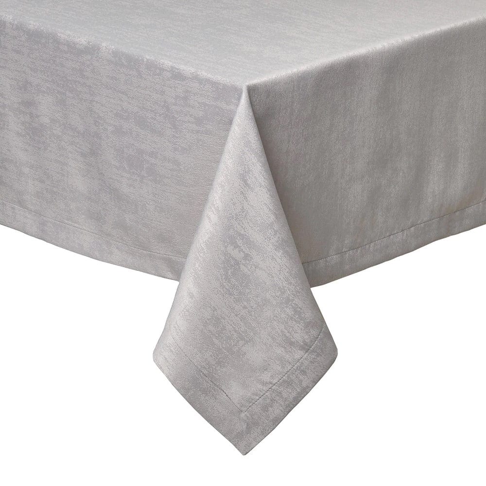 Lisbon Light Grey Tablecloth by Mode Living | Fig Linens