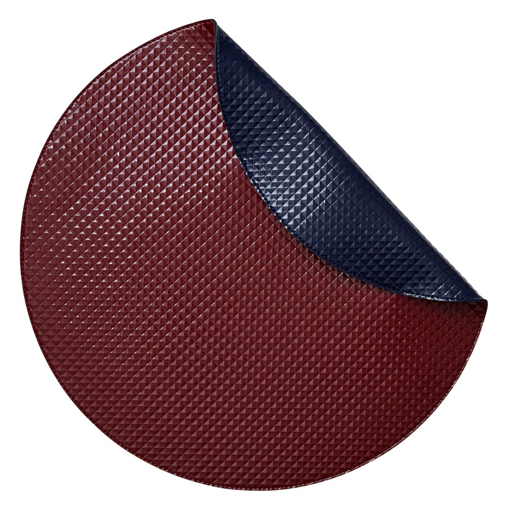 Miyake Navy &amp; Red Reversible Placemats by Mode Living | Fig Linens and Home