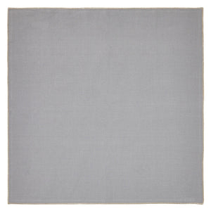 Bowery Grey & Gold Linen Napkins by Mode Living | Fig Linens
