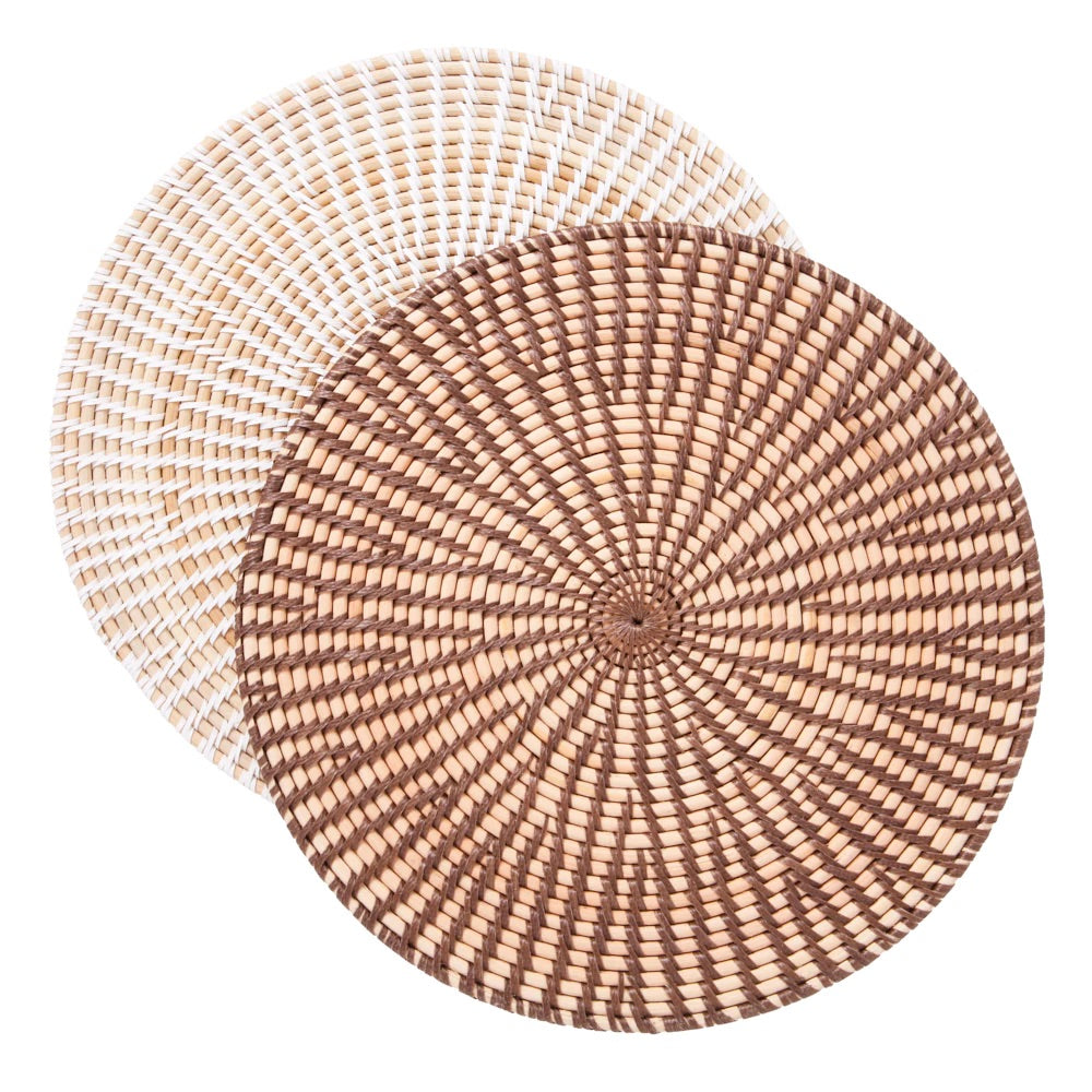 Tahiti Round Placemats by Mode Living | Fig Linens