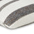 Terra Striped Gray Metallic Pillows by Mode Living | Fig Linens