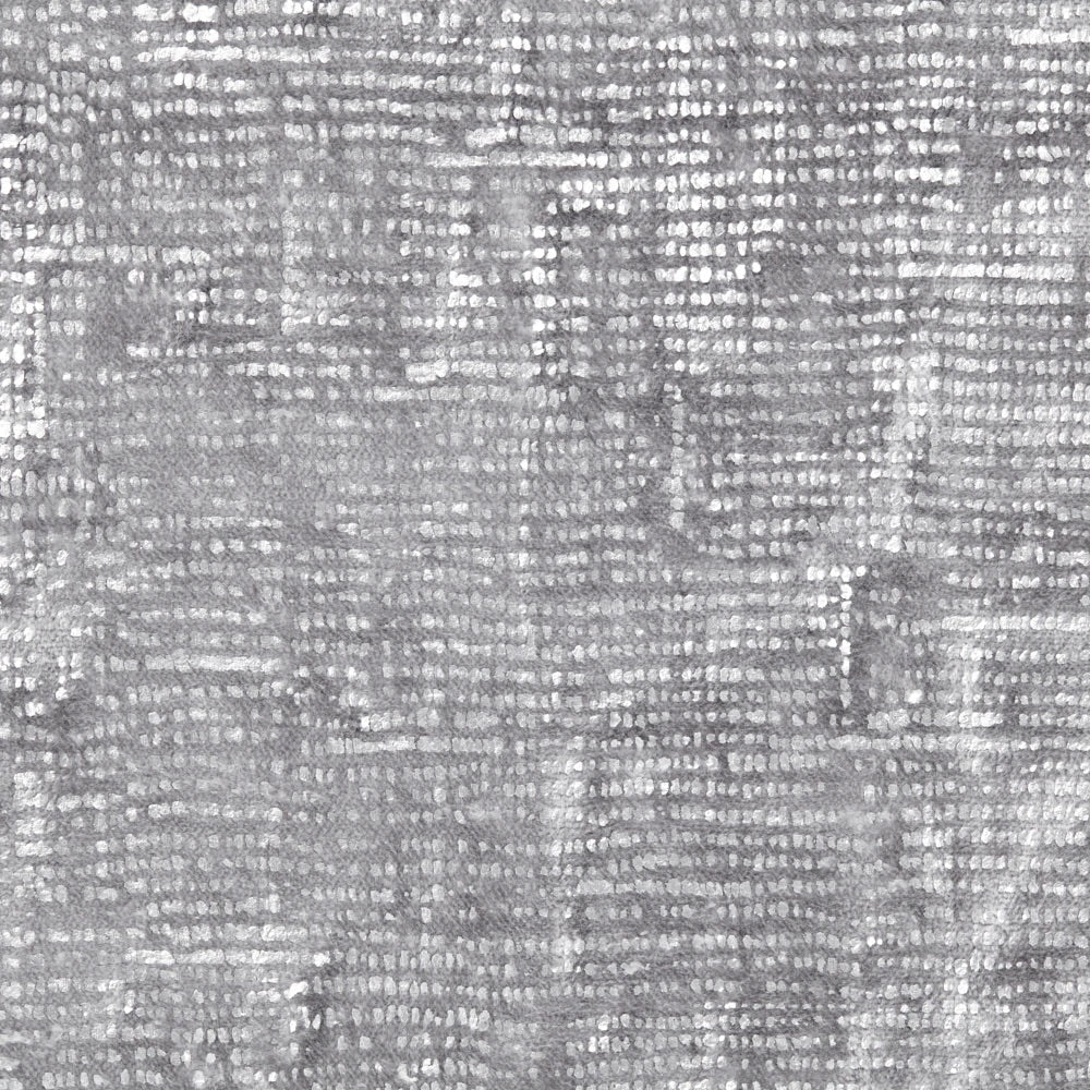 Closeup - Terra Light Gray Metallic Pillow by Mode Living | Fig Linens