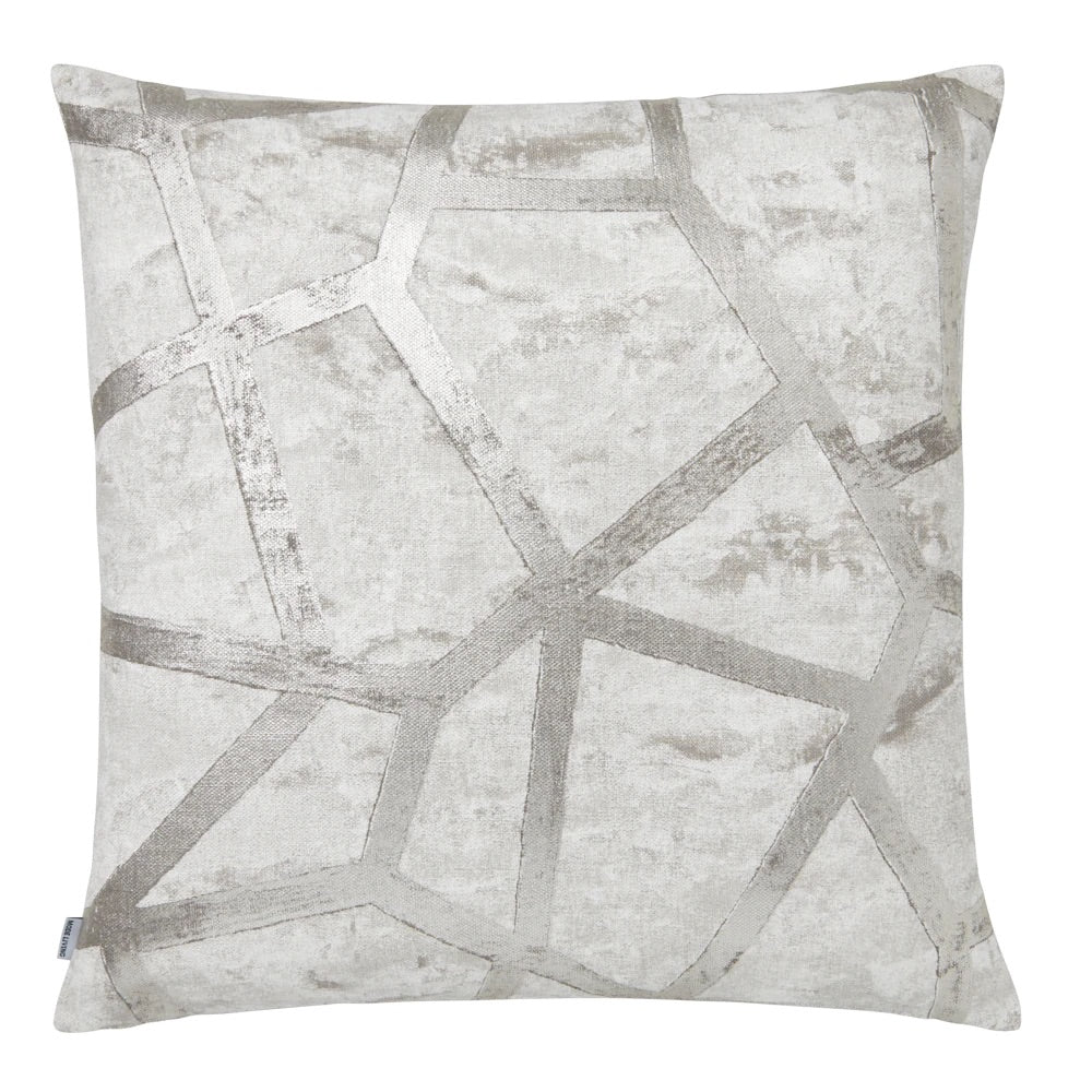 Terra Gray Silver Pillow by Mode Living | Fig Linens