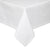 Vail White & Silver Tablecloth by Mode Living | Fig Linens