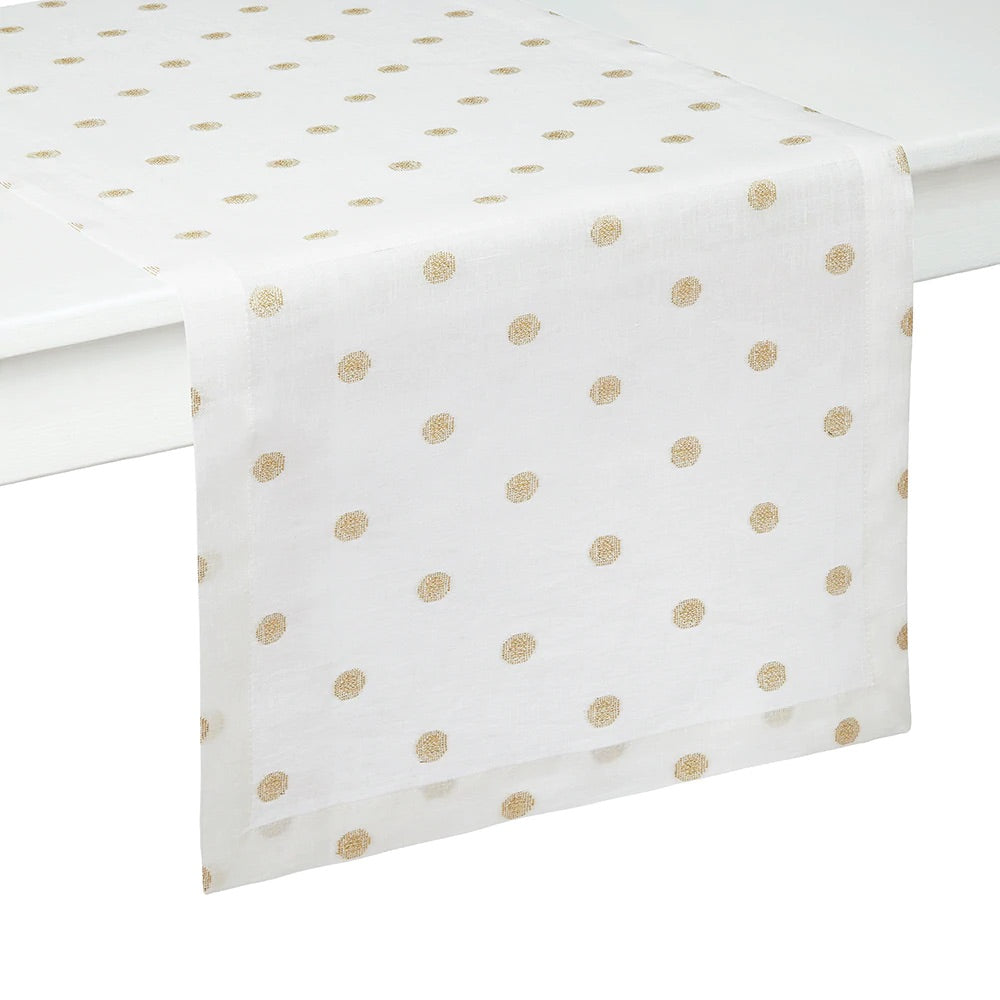 Vogue Gold Table Runner by Mode Living | Fig Linens