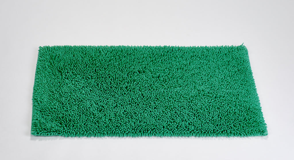 Emerald New Twist Bath Rug by Abyss & Habidecor - Fig Linens - Solid Green Rug