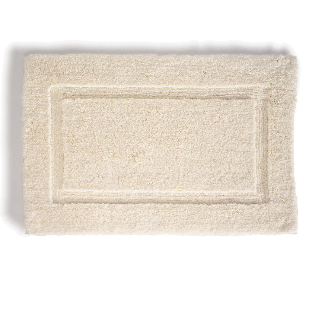 Fig Linens - Tiffany Bath Rug by Peacock Alley -  Ivory