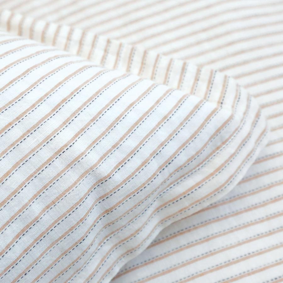 Fig Linens - Connor Ivory & Amber Shams by Pom Pom at Home