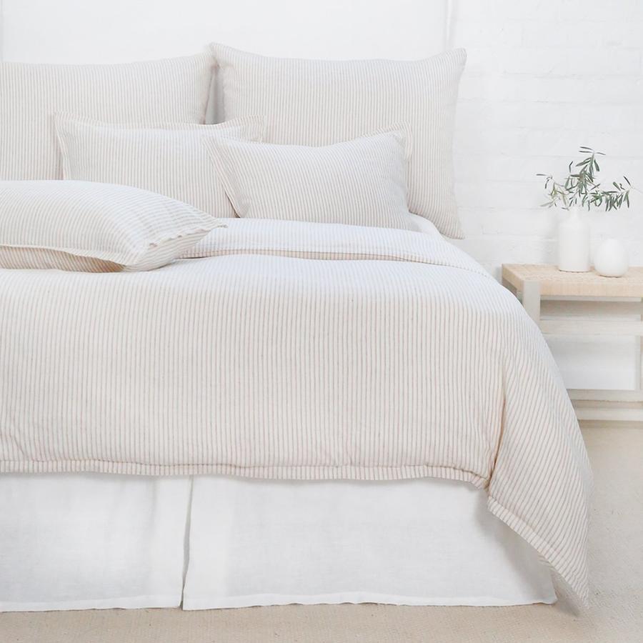 Connor Ivory &amp; Amber Bedding by Pom Pom at Home | Fig Linens