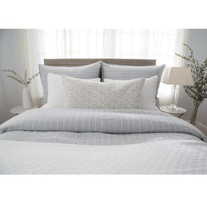 Henley Sky Bedding by Pom Pom at Home | Fig Linens and Home