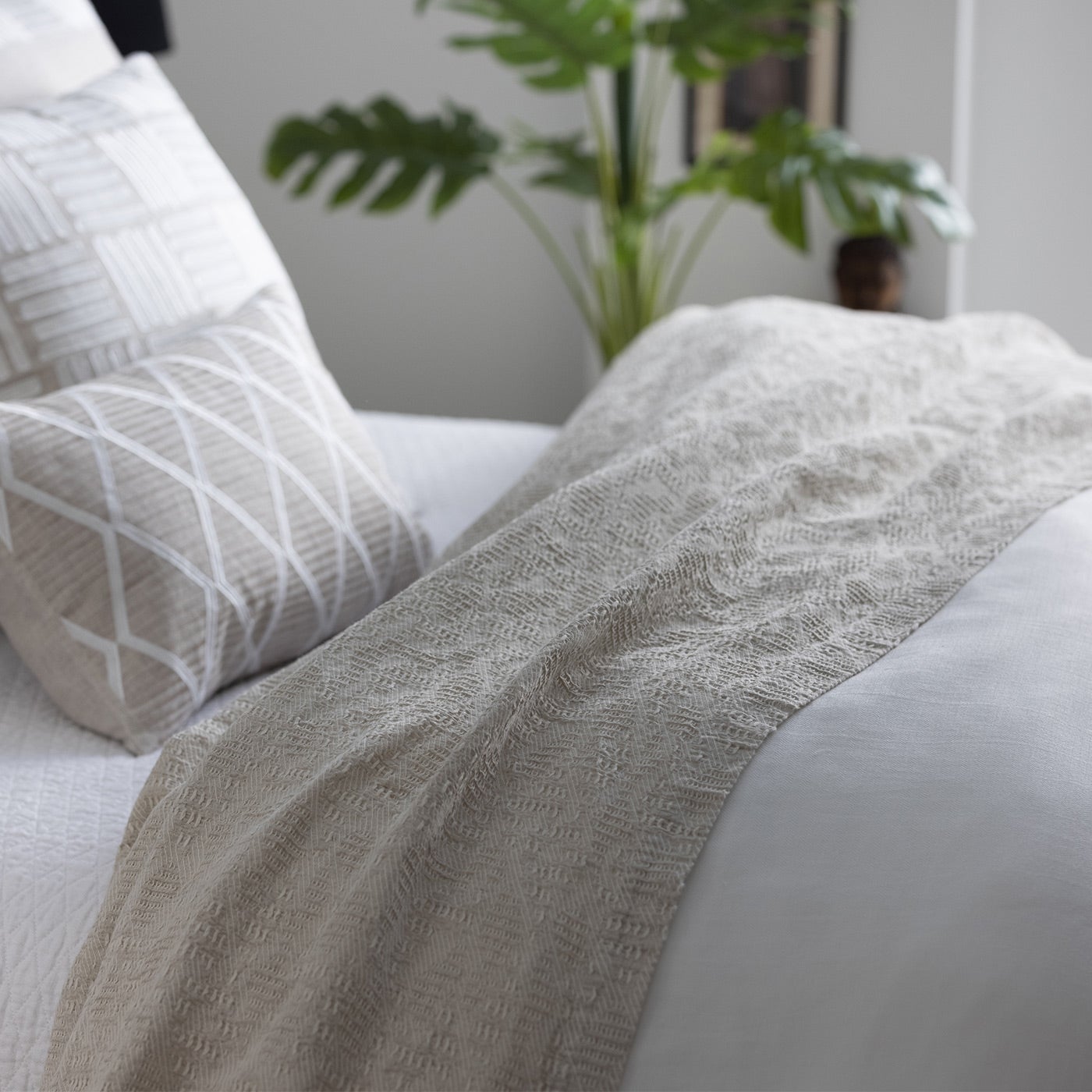 River Natural Blanket by Lili Alessandra | Fig Linens and Home