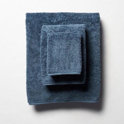 Scandia Home Indulgence Bath Towels in Petrol - Fig Linens and Home