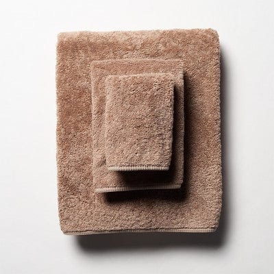 Fig Linens - Scandia Home Indulgence Bath Towels - Truffle