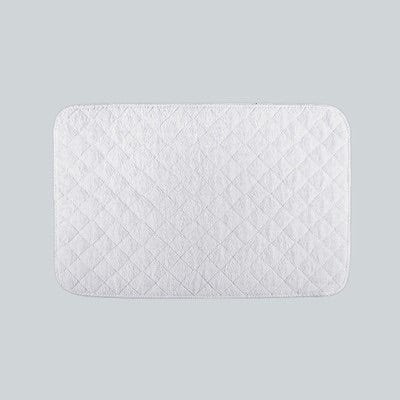 Indulgence White Quilted Tub Mat by Scandia Home | Fig Linens