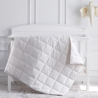 Fig Linens - Scandia Home Siesta Crib Comforter - White