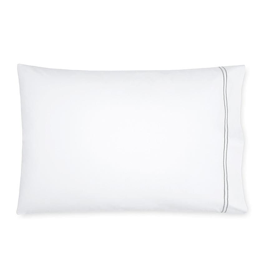 Fig Linens - Sferra Grande Hotel Bedding - White and silver case