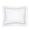 Fig Linens - Sferra Bedding - Grand Hotel White and Silver Sham
