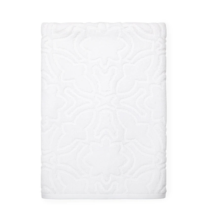 Fig Linens -  Moresco Bath Towels by Sferra - White