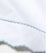 Fig Linens - Sferra Pettine Bedding - White and Sky Bedding close up