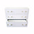 Fig Linens - White Three Drawer Chest by Worlds Away