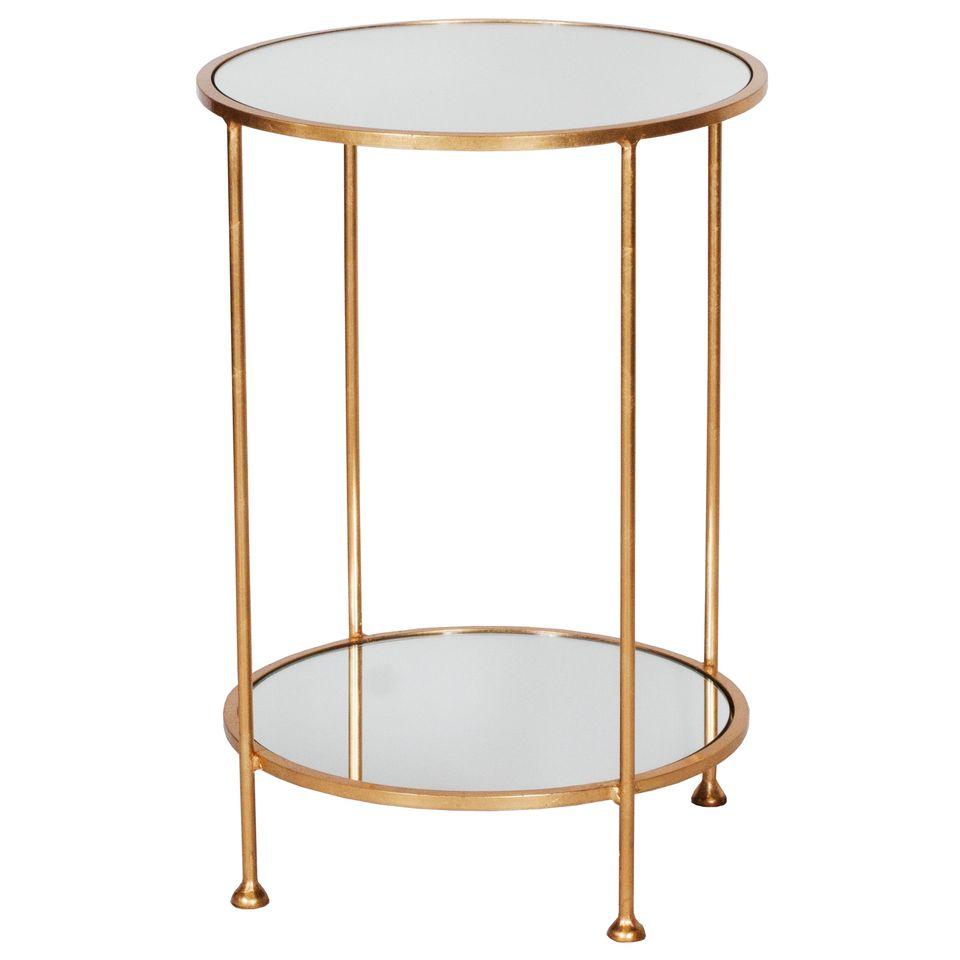 Chico Gold Side Table by Worlds Away | Fig Linens and Home