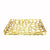 Byron Gold Leaf Tray with Glass Bottom by Worlds Away | Fig Linens